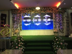 Màn hình LED P5 cho sân khấu tiệc cưới trong nhà